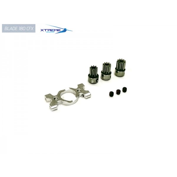 Xtreme Motor Mount and Pinion Gears Set (9, 10, 11T) -B180CFX [B180X14-S]